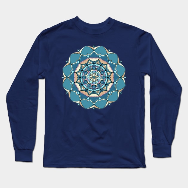 Ornamental mandala Long Sleeve T-Shirt by HagalArt